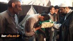 حضور مسئول نهاد رهبری در محل برگزاری اردوهای جهادی دانشجویان