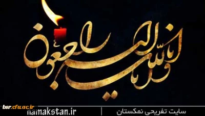 پیام تسلیت خدمت همکار محترم سرکار خانم فتحی دخت