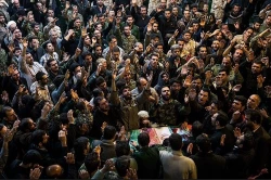 مراسم تشییع شهید مدافع حرم سید اسماعیل سیرت نیا