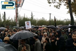 مراسم تشییع شهید مدافع حرم سید اسماعیل سیرت نیا