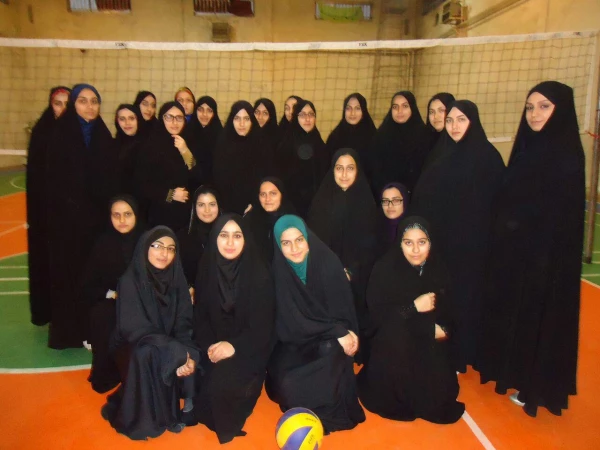 مسابقات والیبال دانشجویان پردیس بنت الهدی صدر برگزار شد