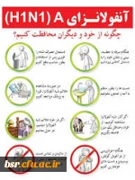 هشدار  :  از بیماری انفولانزادی H1N1 پیشگیری کنید!