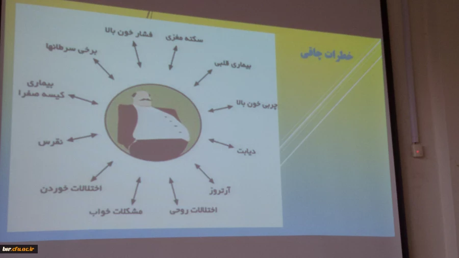 کارگاه "سلامت جسمانی و تغذیه ی ورزشی"  در هفته پژوهش برگزار شد