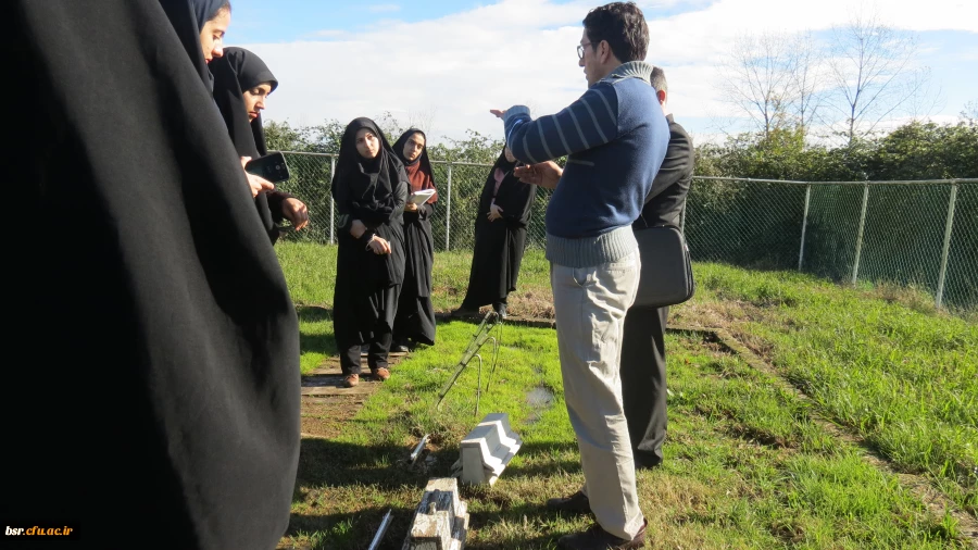 بازدید علمی گروه دبیری جغرافیای  دانشگاه فرهنگیان رشت (پردیس خواهران ) از اداره تحقیقات هواشناسی کشاورزی رشت
