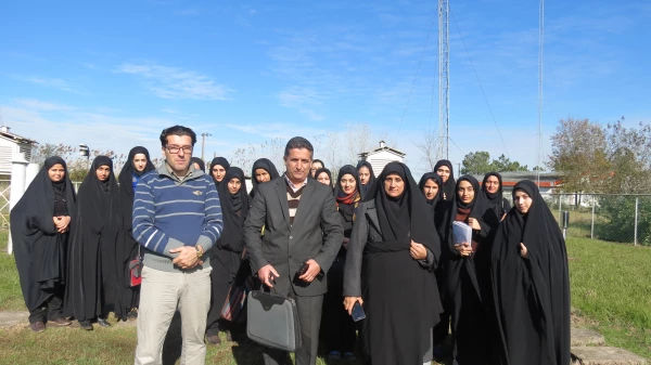 بازدید علمی گروه دبیری جغرافیای  دانشگاه فرهنگیان رشت (پردیس خواهران ) از اداره تحقیقات هواشناسی کشاورزی رشت