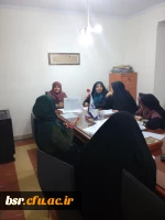 جلسه شورای اموزشی  جهت هماهنگی اولیه نحوه برگزاری امتحانات  در دانشگاه بنت الهدی گیلان  صدر برگزار شد