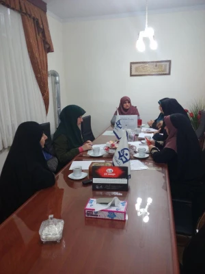 جلسه شورای اموزشی  جهت هماهنگی اولیه نحوه برگزاری امتحانات  در دانشگاه بنت الهدی گیلان  صدر برگزار شد