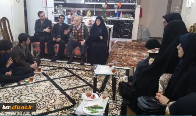 به همت ستاد یادواره شهدا دیدار با خانواده شهید محمود فالیزکار برگزار شد