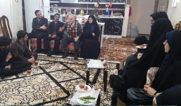 به همت ستاد یادواره شهدا دیدار با خانواده شهید محمود فالیزکار برگزار شد