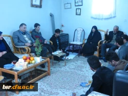 به همت ستاد یادواره شهدا دیدار با خانواده شهید حمید رضا صنعتی برگزار شد