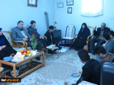 به همت ستاد یادواره شهدا دیدار با خانواده شهید حمید رضا صنعتی برگزار شد