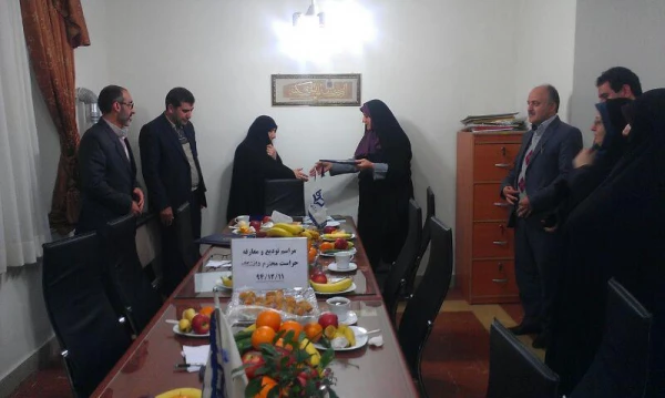 جلسه تودیع ومعارفه حراست دانشگاه بنت الهدی صدر