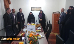 جلسه تودیع ومعارفه حراست دانشگاه بنت الهدی صدر