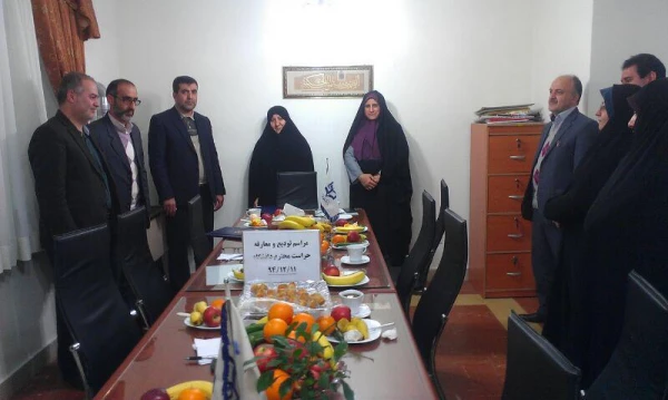 جلسه تودیع ومعارفه حراست دانشگاه بنت الهدی صدر