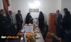 جلسه تودیع ومعارفه حراست دانشگاه بنت الهدی صدر