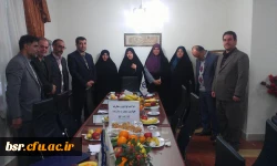 جلسه تودیع ومعارفه حراست دانشگاه بنت الهدی صدر