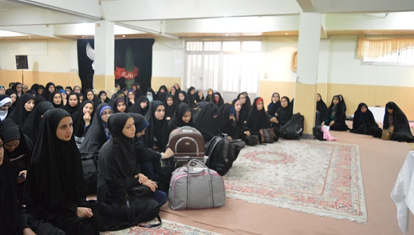 لحظه به لحظه با کاروان زیارتی مشهد مقدس خواهران