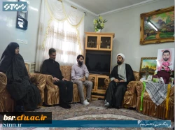 دیدار کانون خط امام با خانواده شهید سعید مسافر