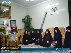 دیدار کانون خط امام با خانواده شهید سعید مسافر