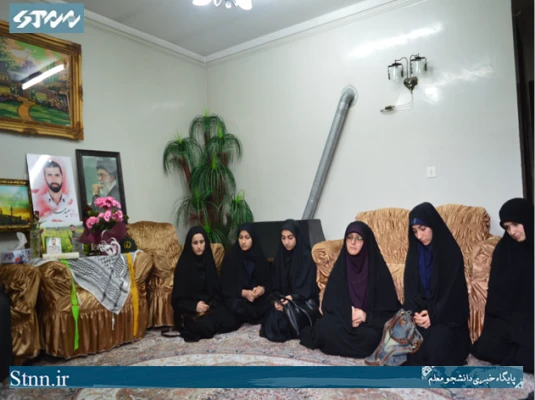 دیدار کانون خط امام با خانواده شهید سعید مسافر
