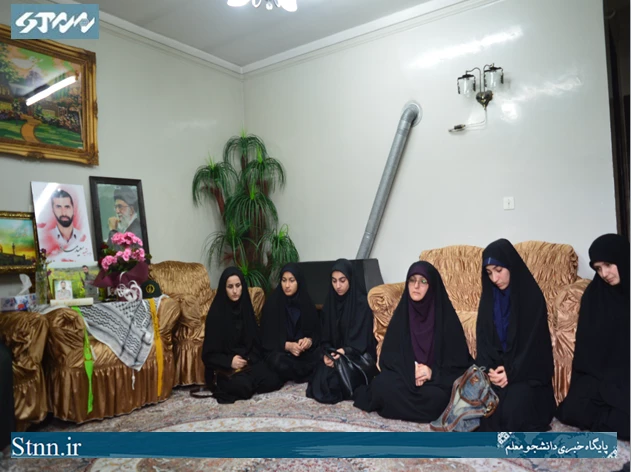 دیدار کانون خط امام با خانواده شهید سعید مسافر