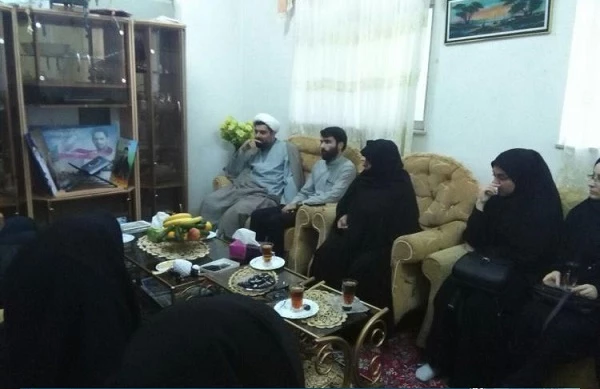 دیدار با خانواده شهید مدافع حرم رضی