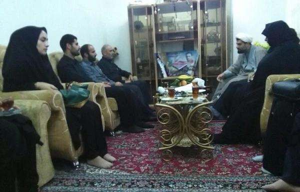 دیدار با خانواده شهید مدافع حرم رضی