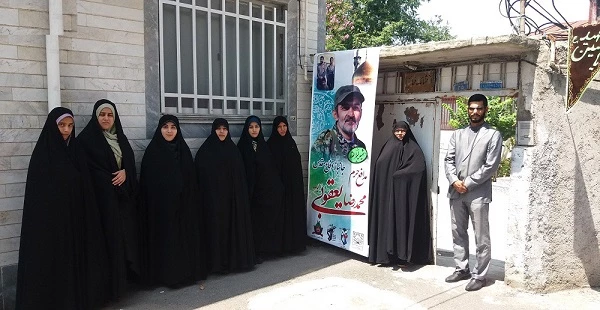 برگزاری دیدار با خانواده مدافع حرم شهید محمدرضا یعقوبی توسط کانون خط امام(ره)