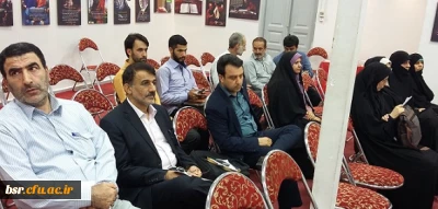 بازدید جمعی از اساتید دانشگاه فرهنگیان گیلان از نمایشگاه 
