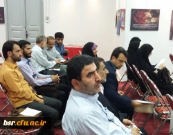 بازدید جمعی از اساتید دانشگاه فرهنگیان گیلان از نمایشگاه 