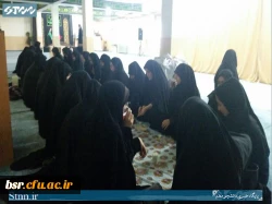 برگزاری مراسم هفتگی زیارت عاشورا در پردیس بنت الهدی صدر