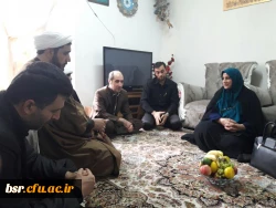 دیدار با خانواده شهید کوچک زاده