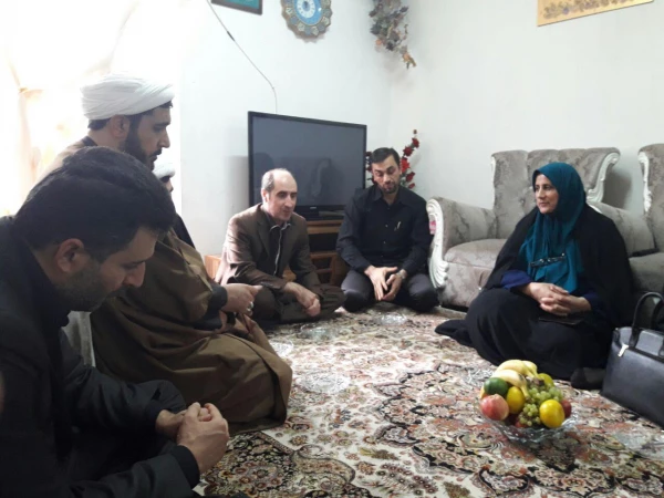 دیدار با خانواده شهید کوچک زاده