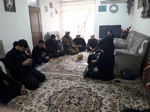 دیدار با خانواده شهید کوچک زاده