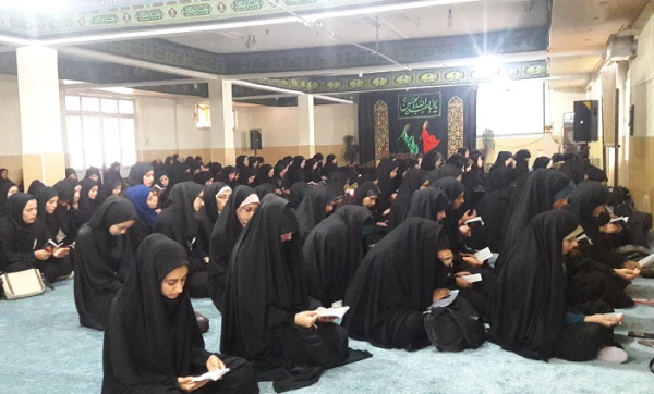 مراسم معنوی آفتاب در حجاب