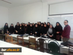 بازدید انجمن جغرافیا از آزمایشگاه جغرافیای دانشگاه آزاد رشت