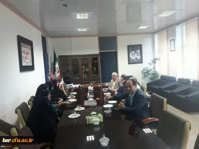 دیدار ریاست امور پردیس های دانشگاه فرهنگیان استان گیلان و تعدادی از همکاران با مدیر محترم نوسازی مدارس