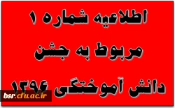 اطلاعیه نهایی جشن دانش آموختگی 1396 2