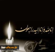 پیام تسلیت دکتر احدزاده 2