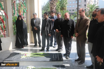 برگزاری آئین بزرگداشت هفته دفاع مقدس در پردیس شهید بنت الهدی صدر گیلان