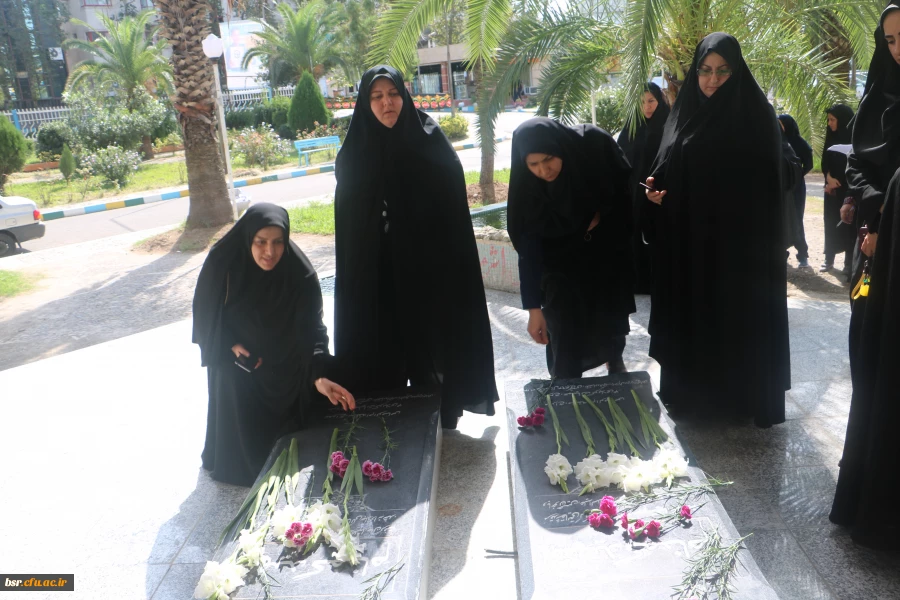 برگزاری آئین بزرگداشت هفته دفاع مقدس در پردیس شهید بنت الهدی صدر گیلان 3