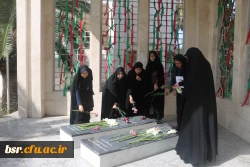 برگزاری آئین بزرگداشت هفته دفاع مقدس در پردیس شهید بنت الهدی صدر گیلان 4