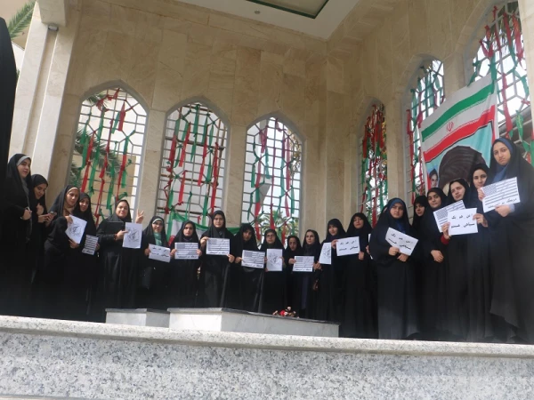 تجمع اعتراض آمیز دانشجویان بردیس بنت الهدی صدر 2