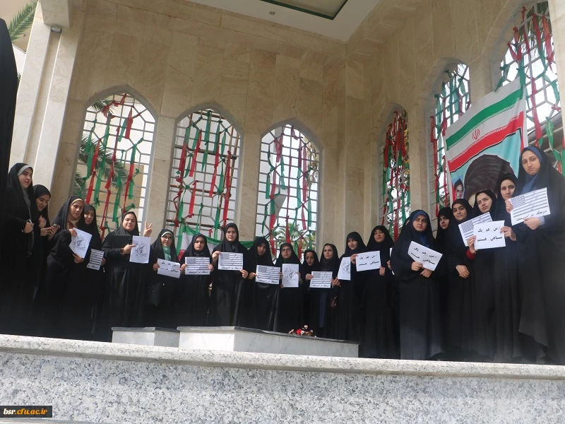 تجمع اعتراض آمیز دانشجویان بردیس بنت الهدی صدر 2