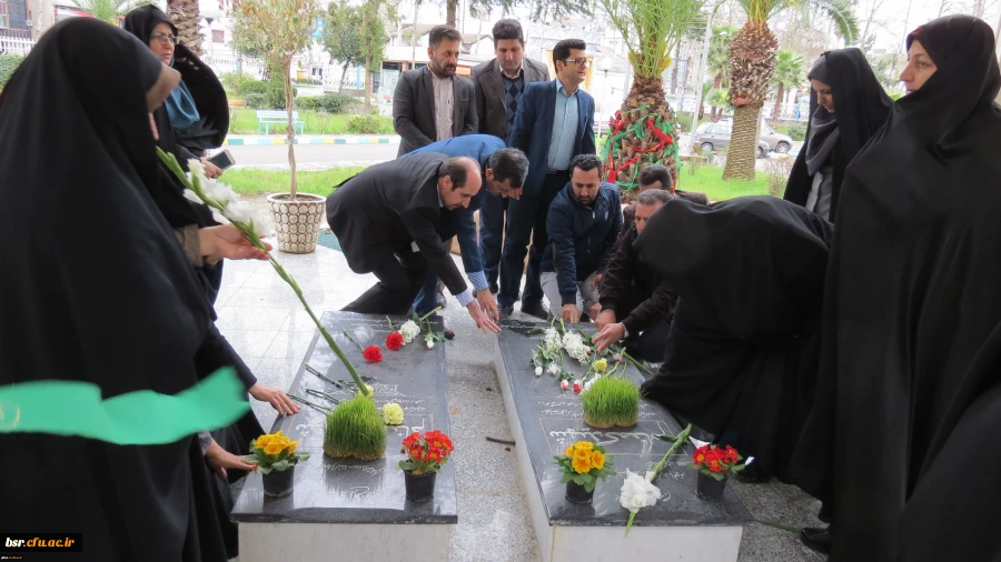 گلباران مزار شهدا 2