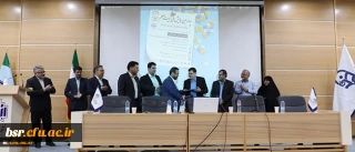 اهدای حکم ریاست دانشگاه فرهنگیان توسط مشاور وزیر و رییس مرکز حراست وزارت آموزش و پرورش