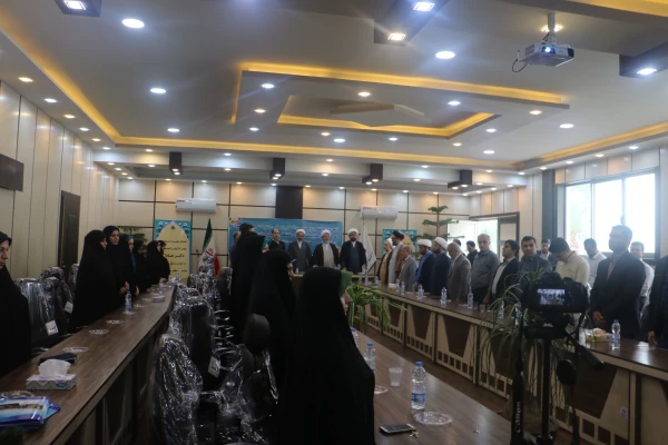 مراسم تکریم و معارفه مسئولی دفتر نهاد رهبری در دانشگاه فرهنگیان گیلان 3