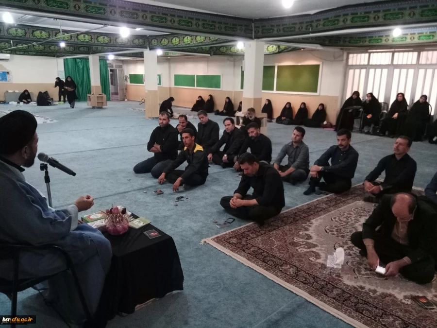 اقامه عزای حسینی در پردیس شهید بنت الهدی صدر گیلان 2