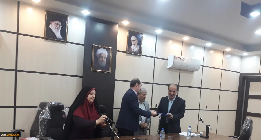 مراسم معارفه کارشناس مسئول حراست استان برگزارشد 2