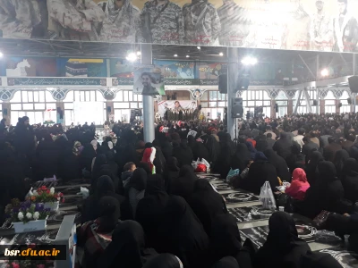 حضور دانشجومعلمان پردیس شهید بنت الهدی صدر گیلان در مراسم سالگرد شهید بابک نوری